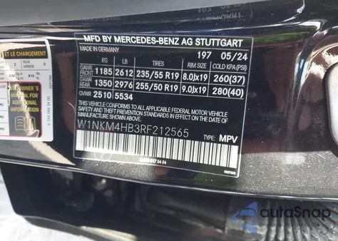 2024 Mercedes-Benz Glc 300 4Matic Suv z USA, uszkodzony, nr VIN W1NKM4HB3RF212565